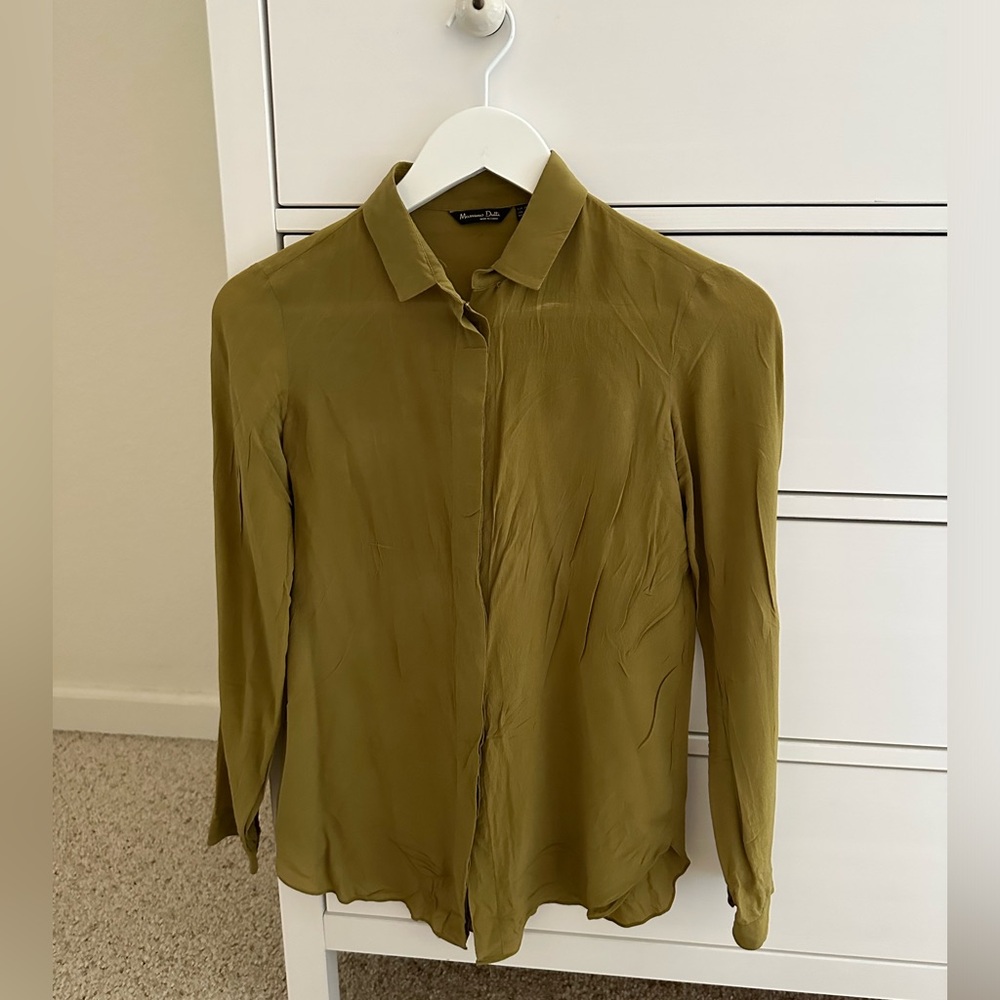 SOLD Massimo Dutti Silk Blouse